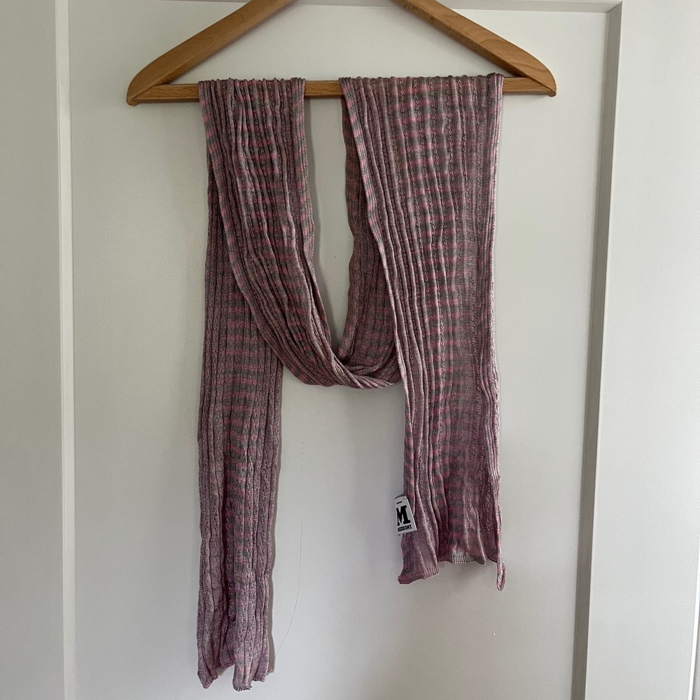 Missoni Vintage Multicolored Lightweight Scarf